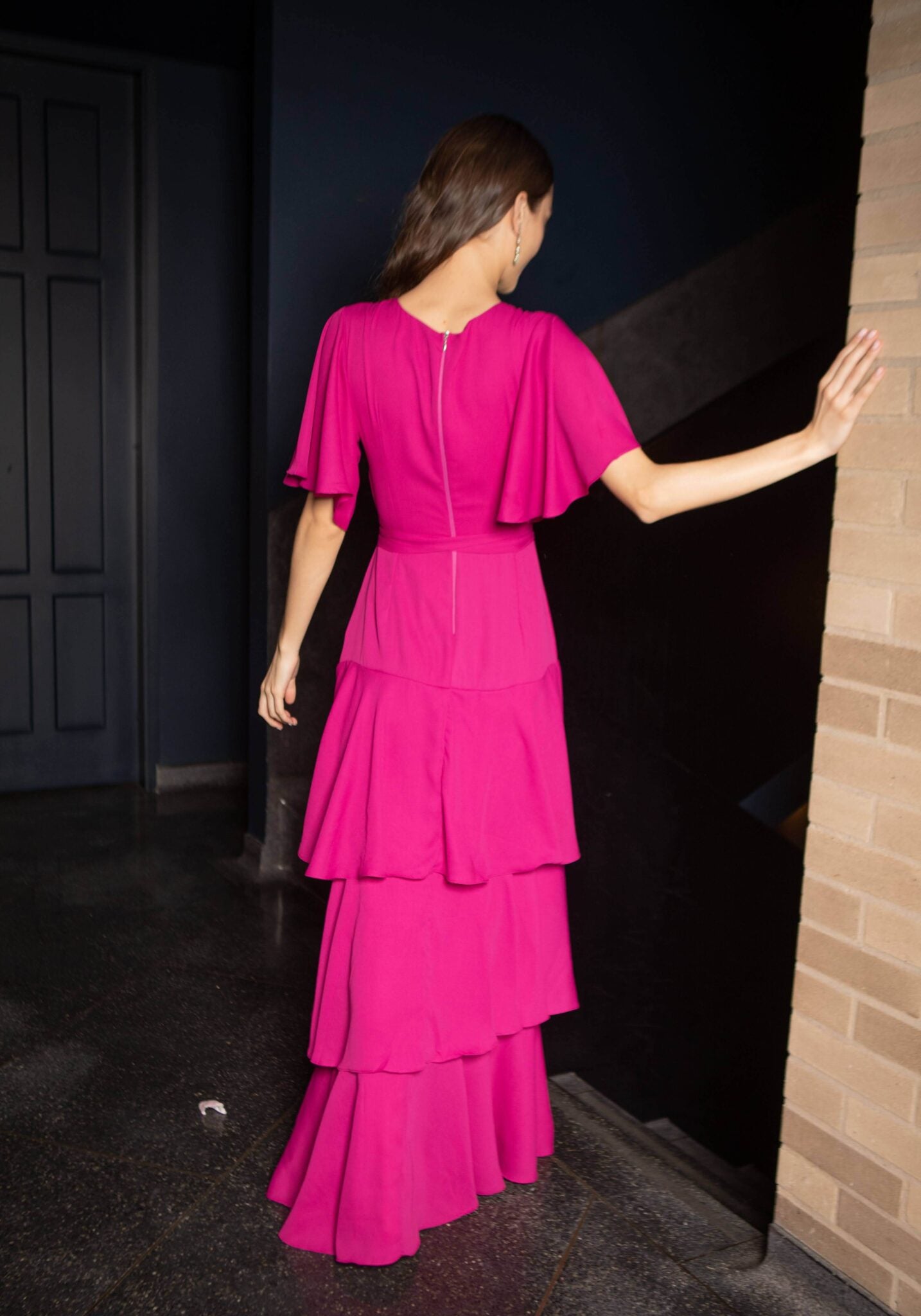 Vestido Sofía Fuchsia